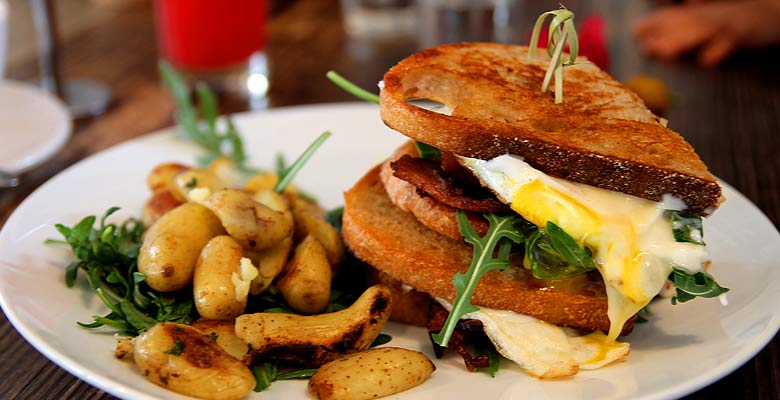 Malibu Farm Fried Egg Sandwich. Photo: Tim Horton
